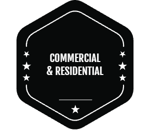 Commercial & Residential badge