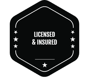 Licensed & Insured badge