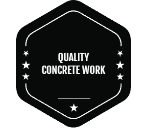 Quality Concrete Work badge